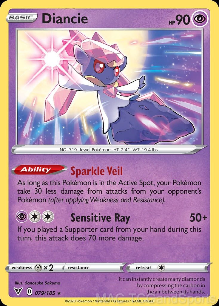 Diancie 079/185 Reverse Holo