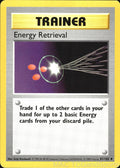 Energy Retrieval 81/102 Unlimited Base Set Shadowless Pokemon TCG LP