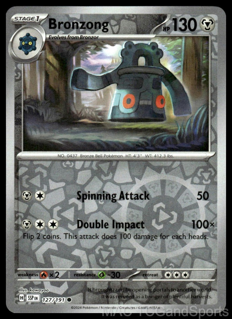 Bronzong 127/191 Reverse Holo