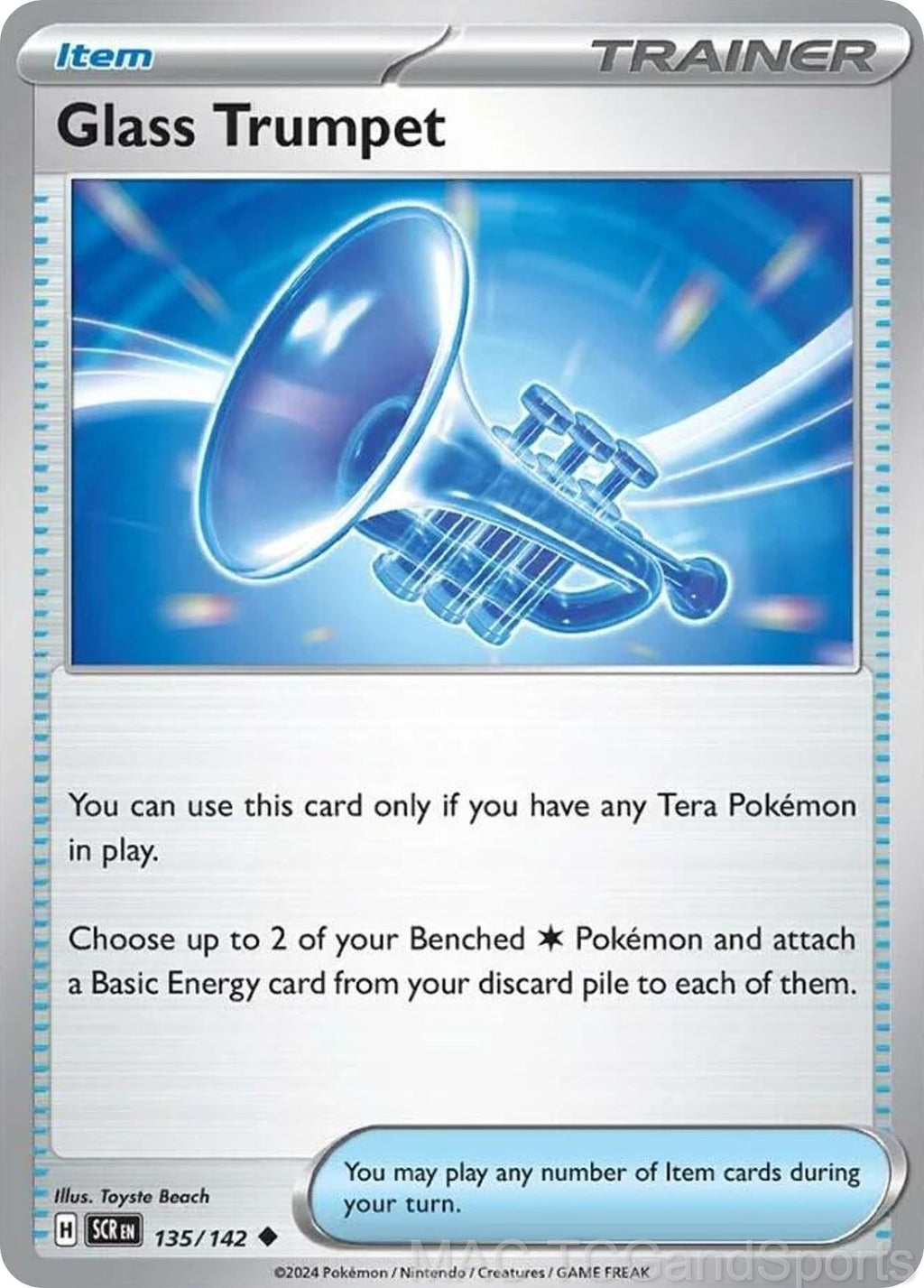 Glass Trumpet 135/142 Reverse Holo