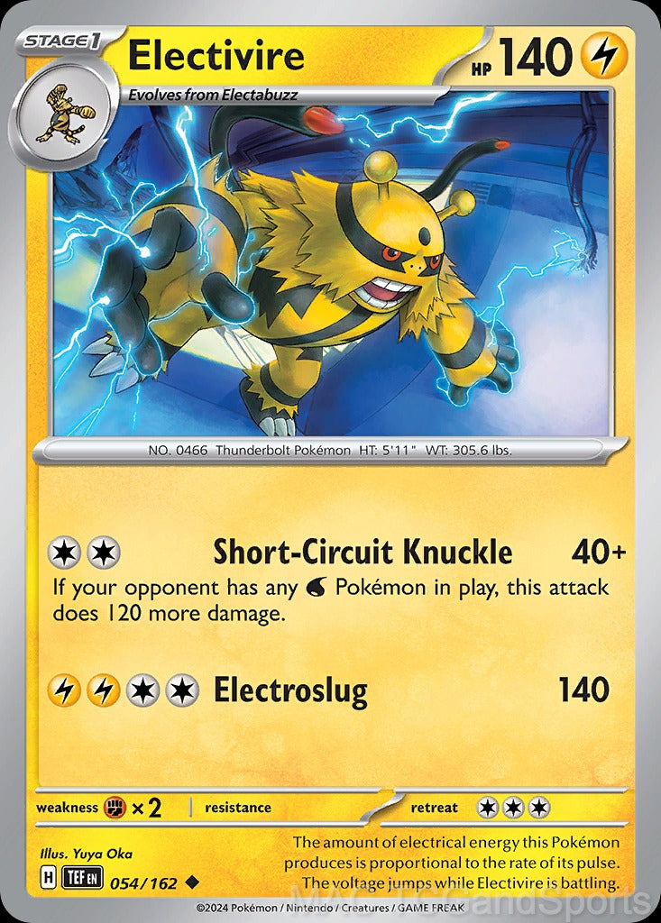 Electivire 054/162 Reverse Holo