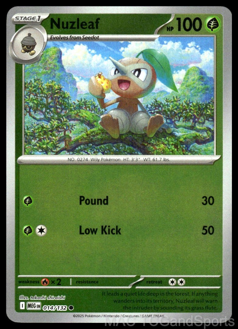 Nuzleaf 014/132 Reverse Holo