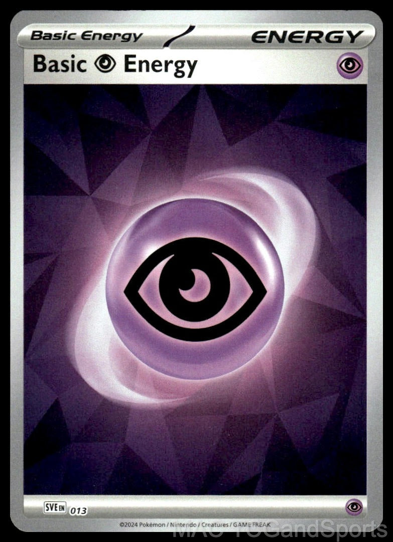 Basic Psychic Energy 013 Holo Scarlet & Violet Energies Pokemon TCG NM