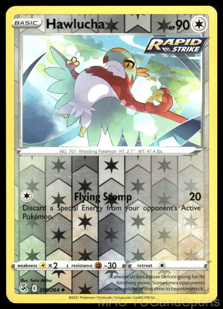 Hawlucha 216/264 Reverse Holo