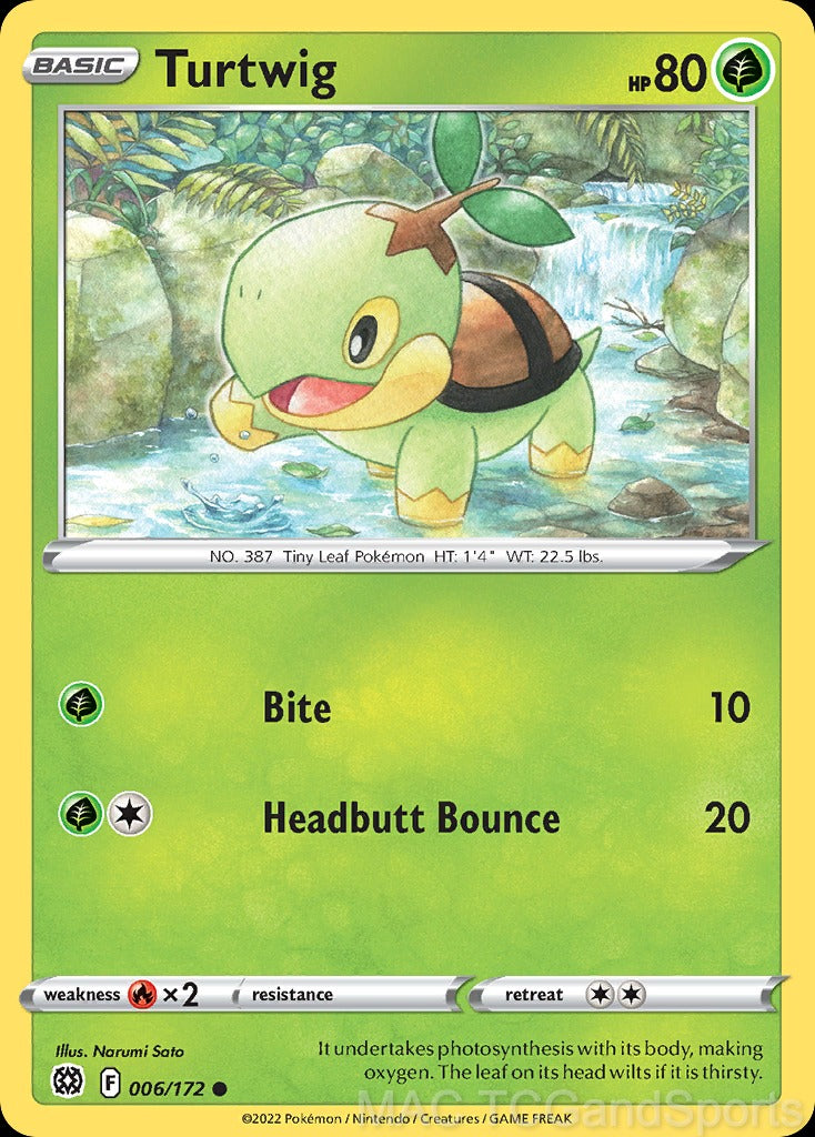 Turtwig 006/172 Reverse Holo