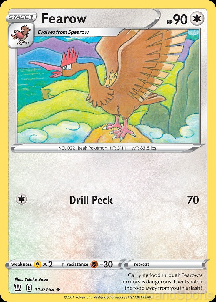Fearow 112/163 Reverse Holo