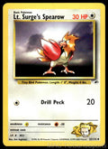 Lt. Surge's Spearow 52/132 Unlimited Gym Heroes Pokemon TCG LP