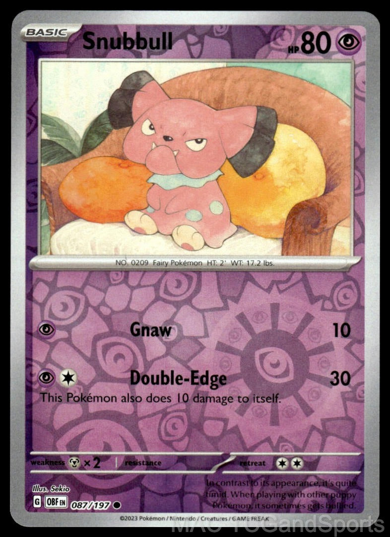 Snubbull 087/197 Reverse Holo