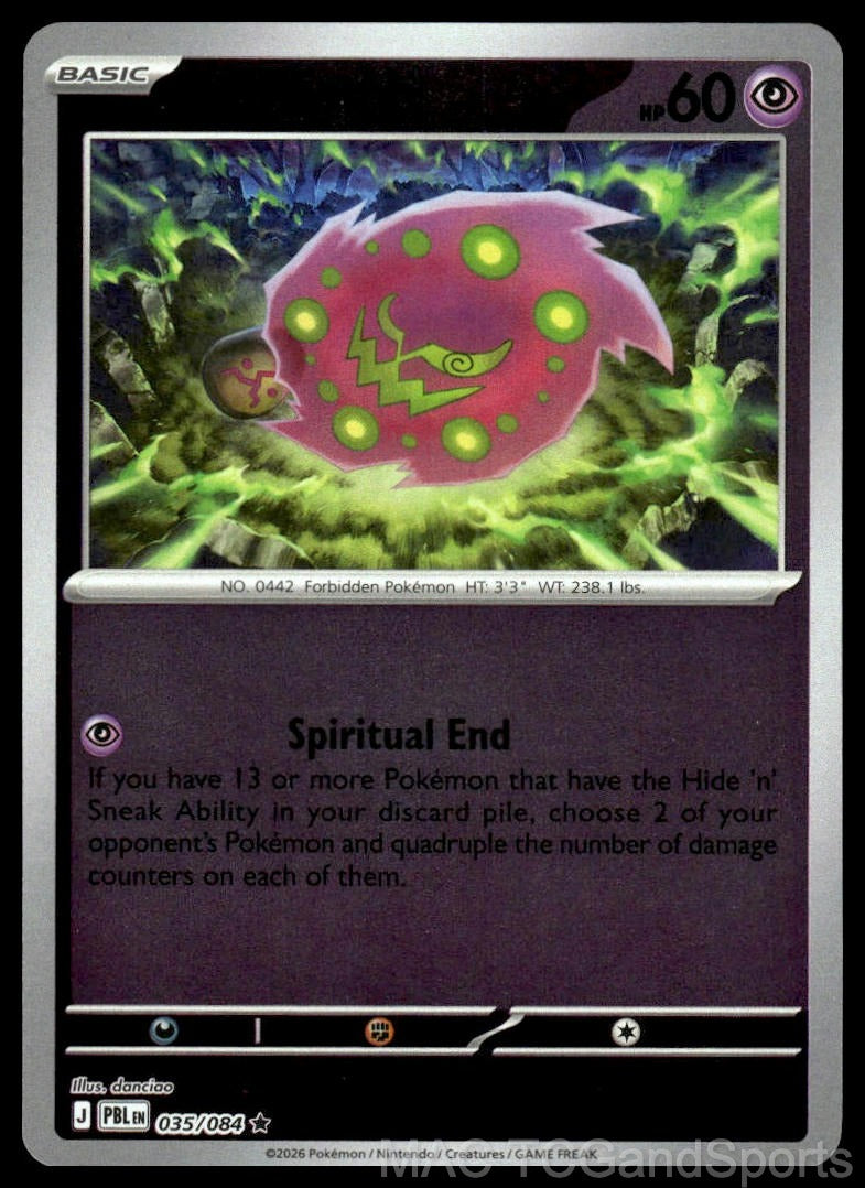 Spiritomb 035/084 Reverse Holo