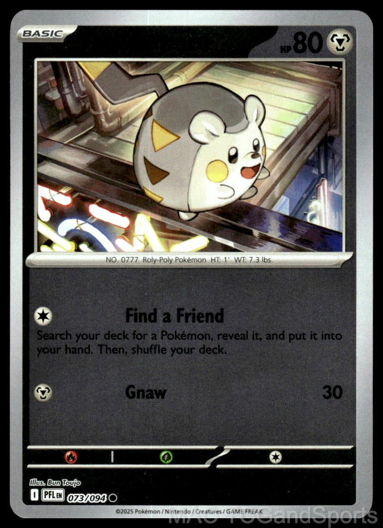 Togedemaru 073/094 Reverse Holo