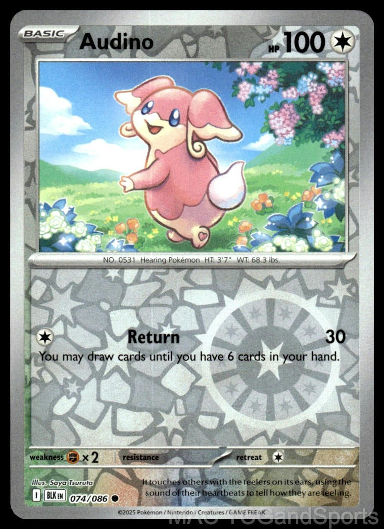 Audino 074/086 Reverse Holo