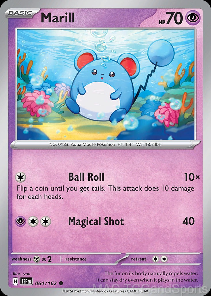 Marill 064/162 Reverse Holo