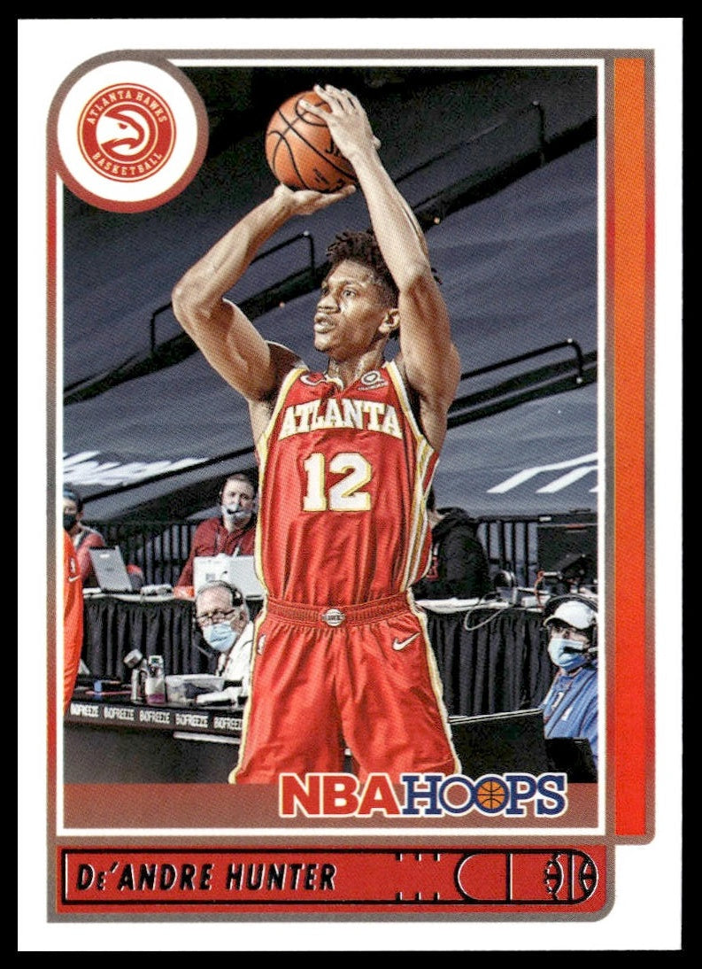 De'Andre Hunter #188 2021-22 Hoops Winter Atlanta Hawks