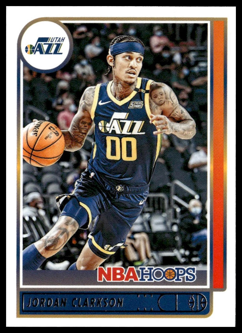 Jordan Clarkson #199 2021-22 Hoops Winter Utah Jazz