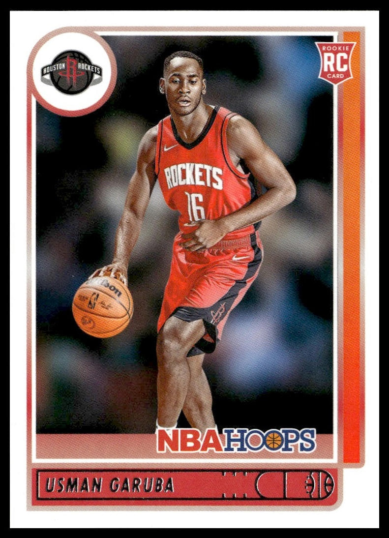 Usman Garuba #238 2021-22 Hoops Houston Rockets RC