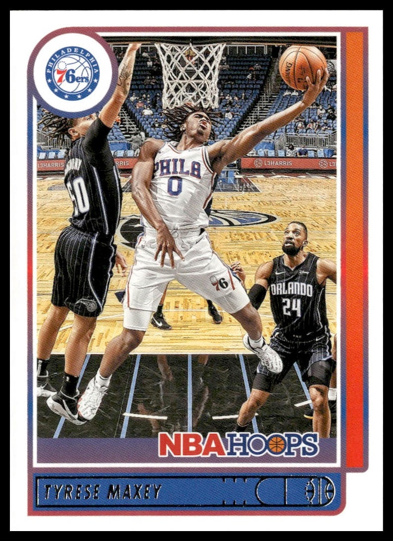 Tyrese Maxey #57 2021-22 Hoops Philadelphia 76ers