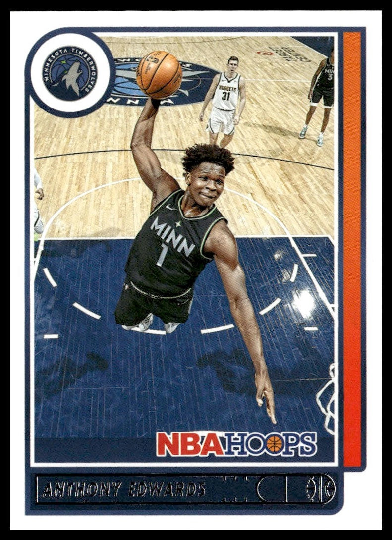 Anthony Edwards #151 2021-22 Hoops Minnesota Timberwolves