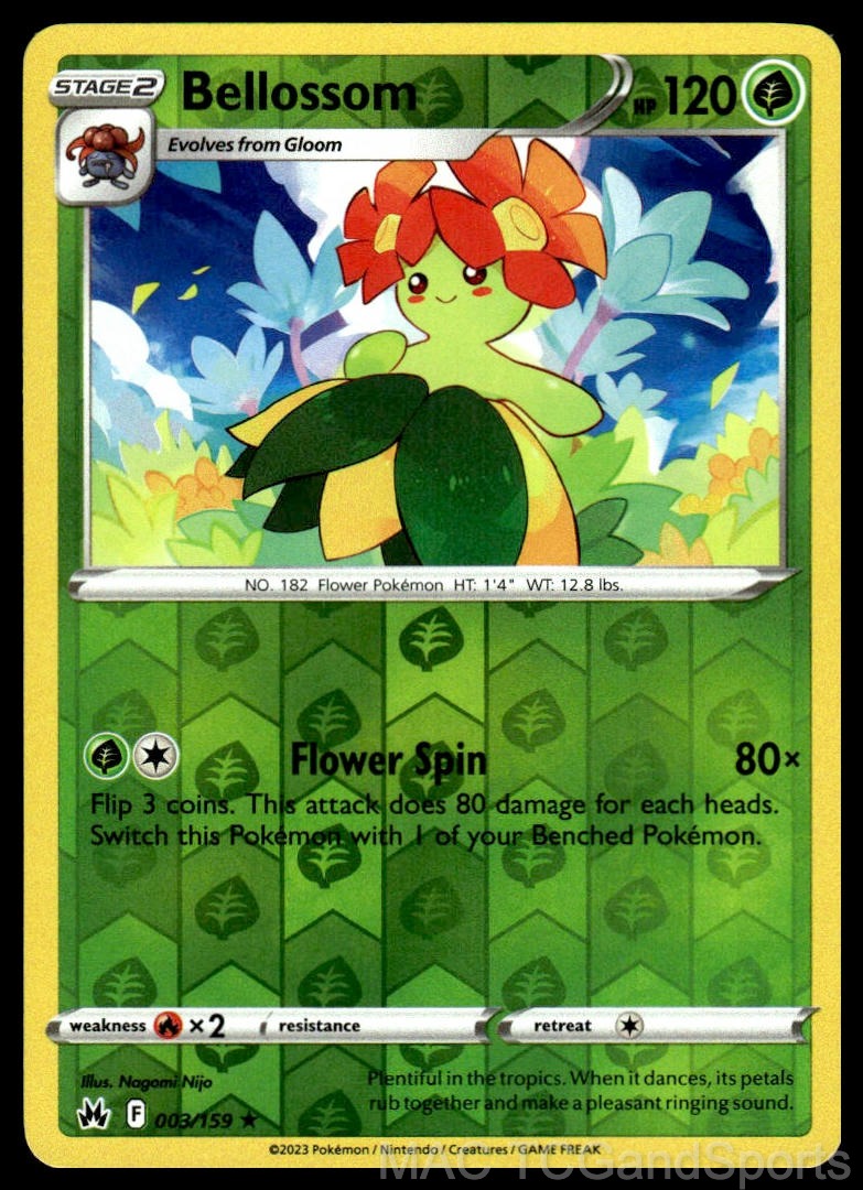 Bellossom 003/159 Reverse Holo