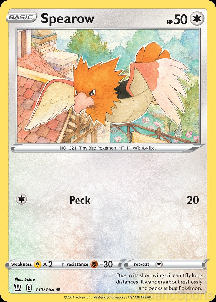 Spearow 111/163 Reverse Holo
