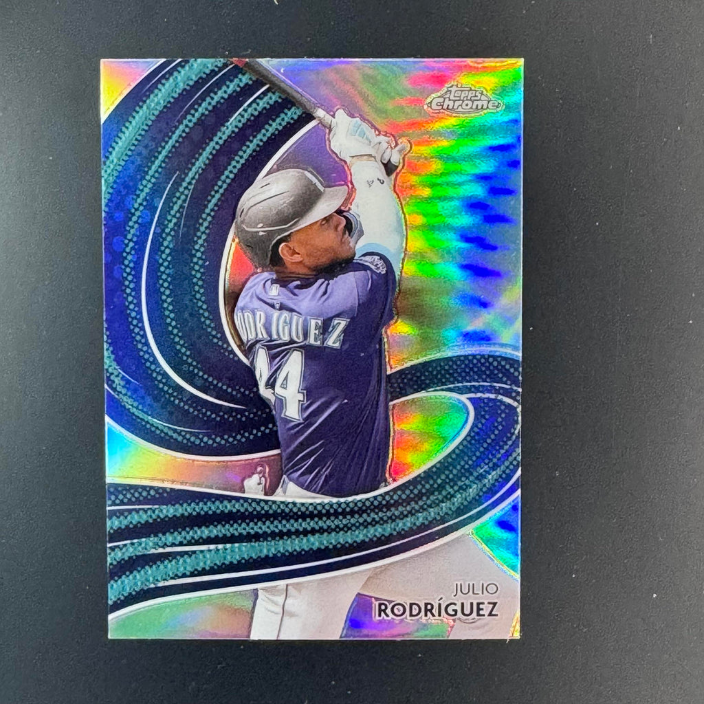 Julio Rodriguez #S-18 Strokes 2024 Topps Chrome Seattle Mariners