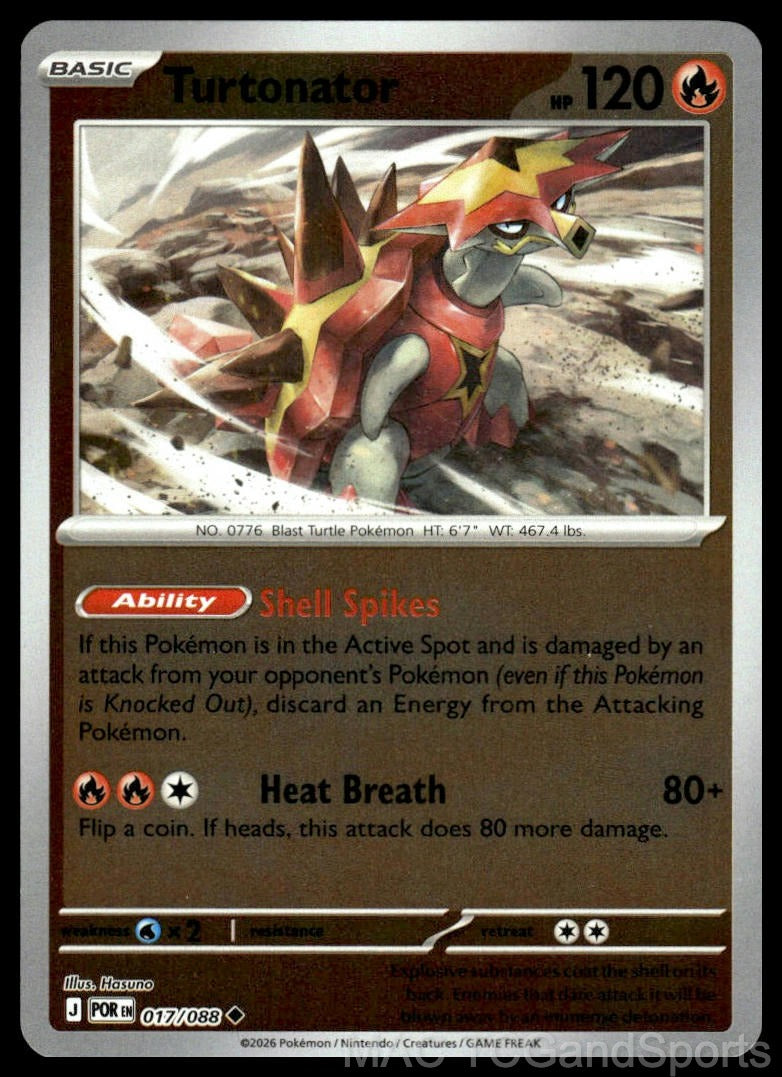 Turtonator 017/088 Reverse Holo