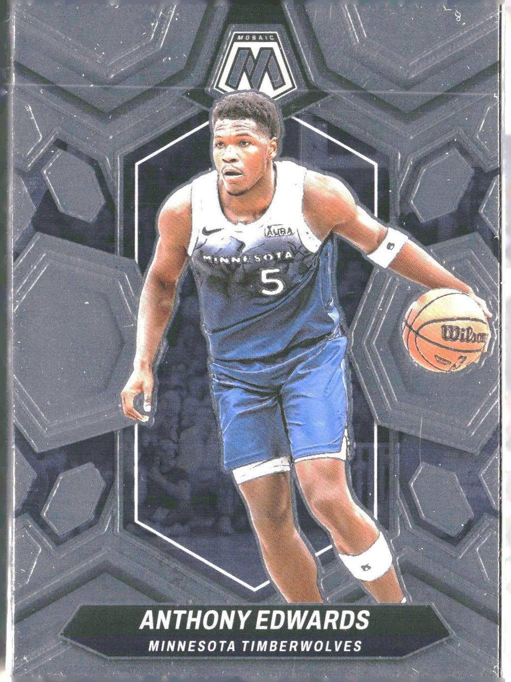 Anthony Edwards #33 2023-24 Panini Mosaic Minnesota Timberwolves