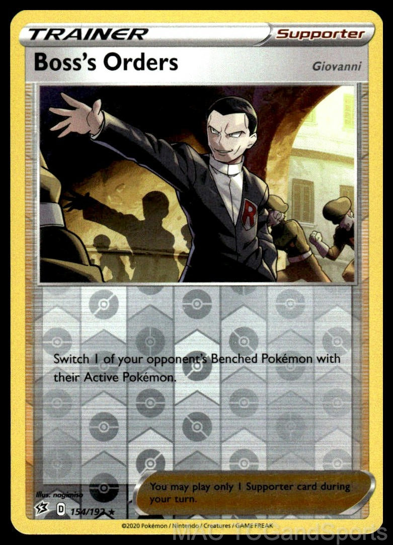 Boss's Orders 154/192 Reverse Holo