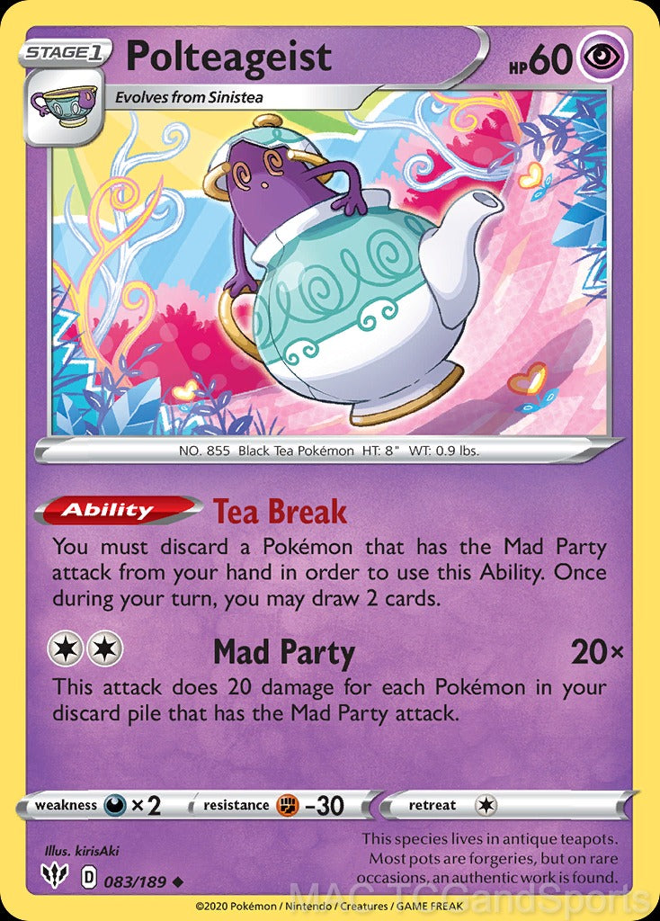 Polteageist 083/189 Reverse Holo