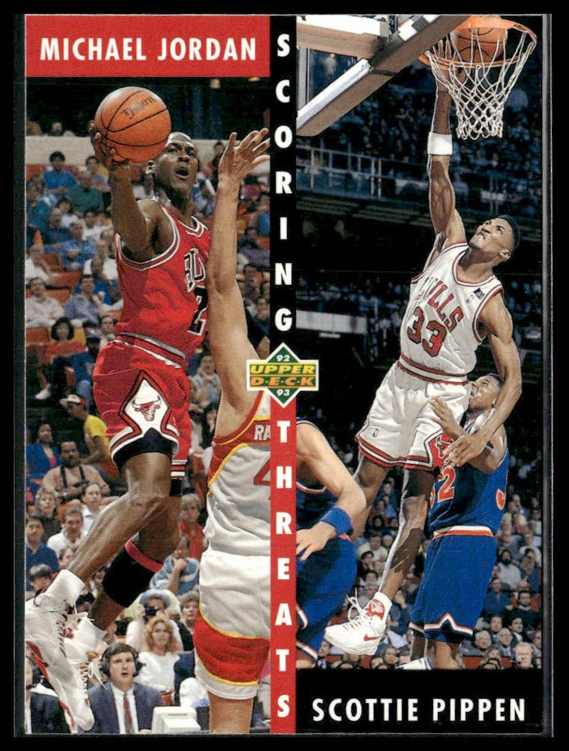 Michael Jordan / Scottie Pippen #62 1992-93 Upper Deck Chicago Bulls