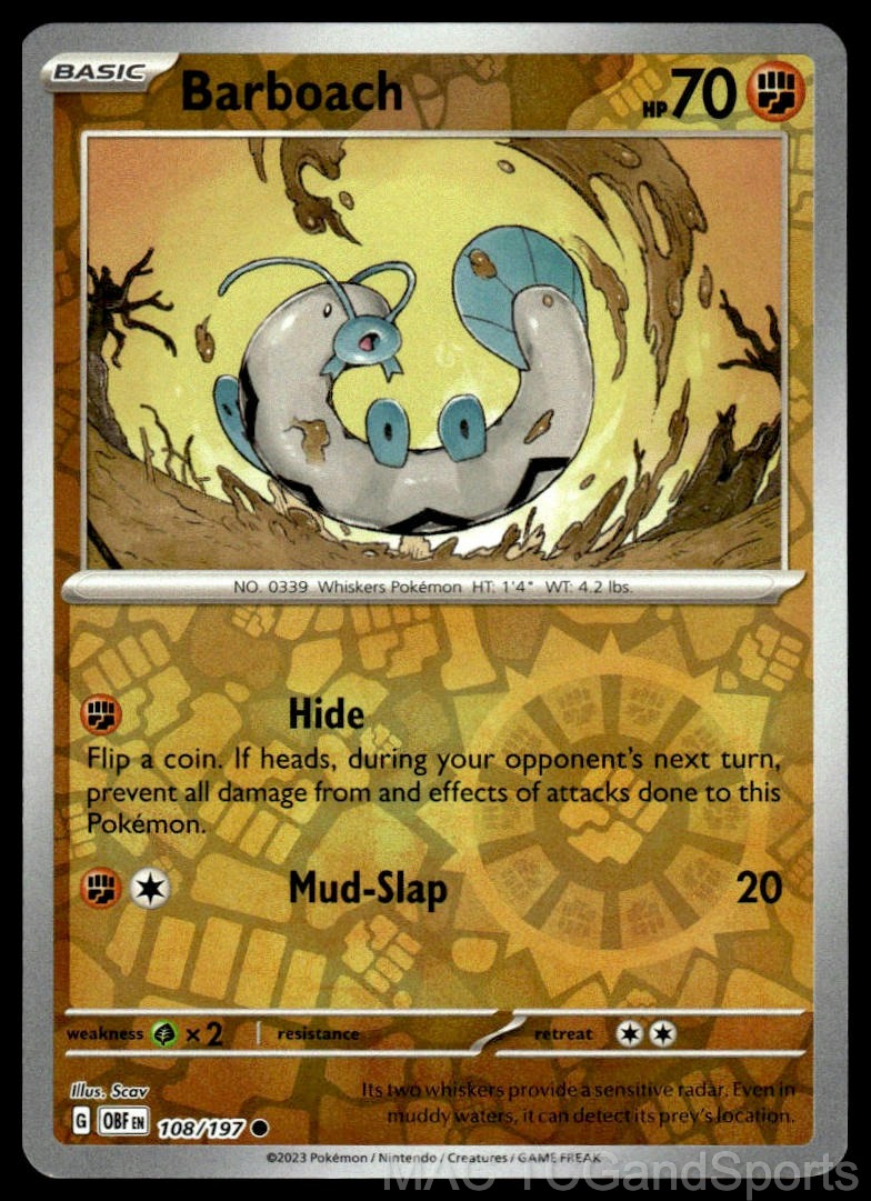 Barboach 108/197 Reverse Holo
