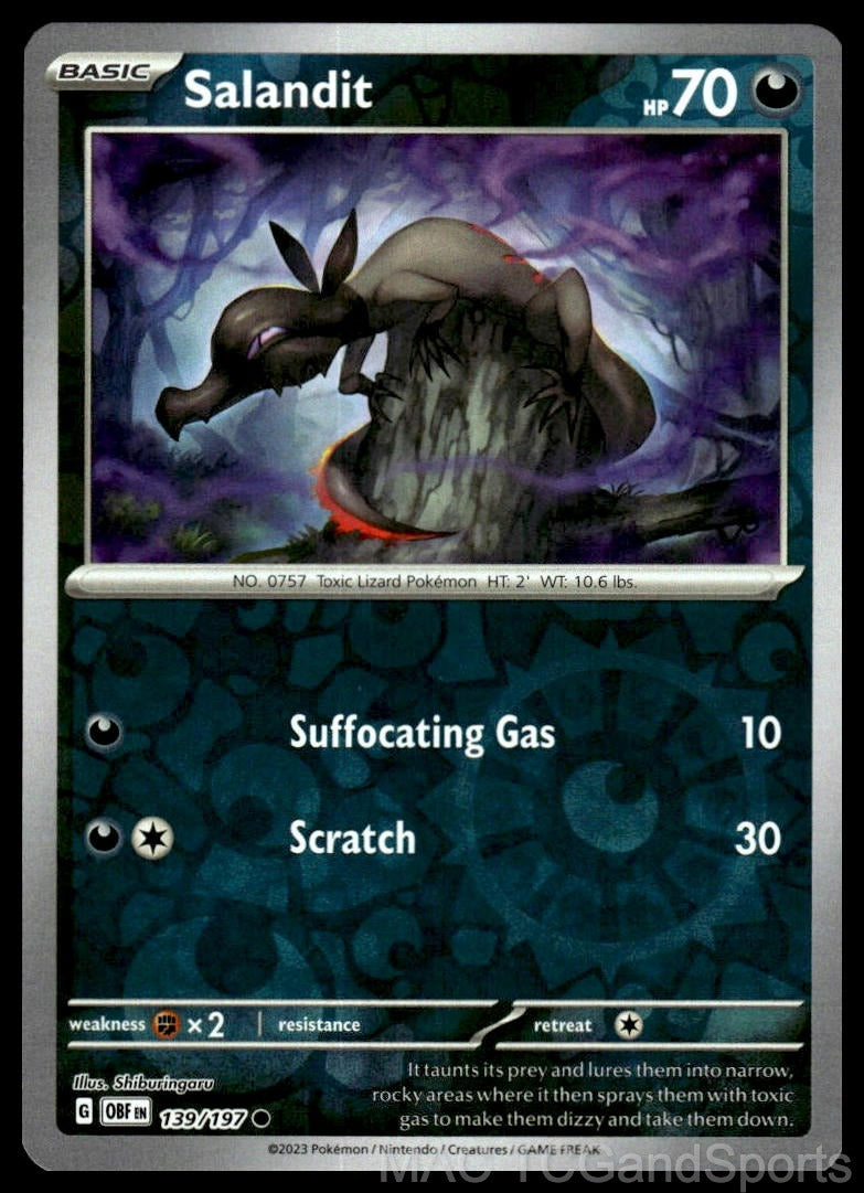 Salandit 139/197 Reverse Holo