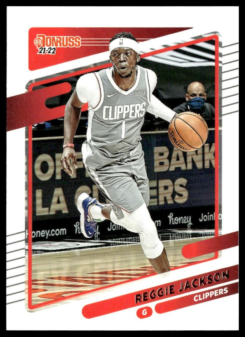 Reggie Jackson #59 2021-22 Donruss Los Angeles Clippers