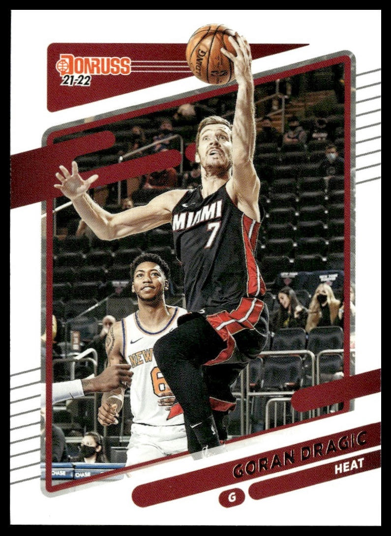 Goran Dragic #62 2021-22 Donruss Miami Heat