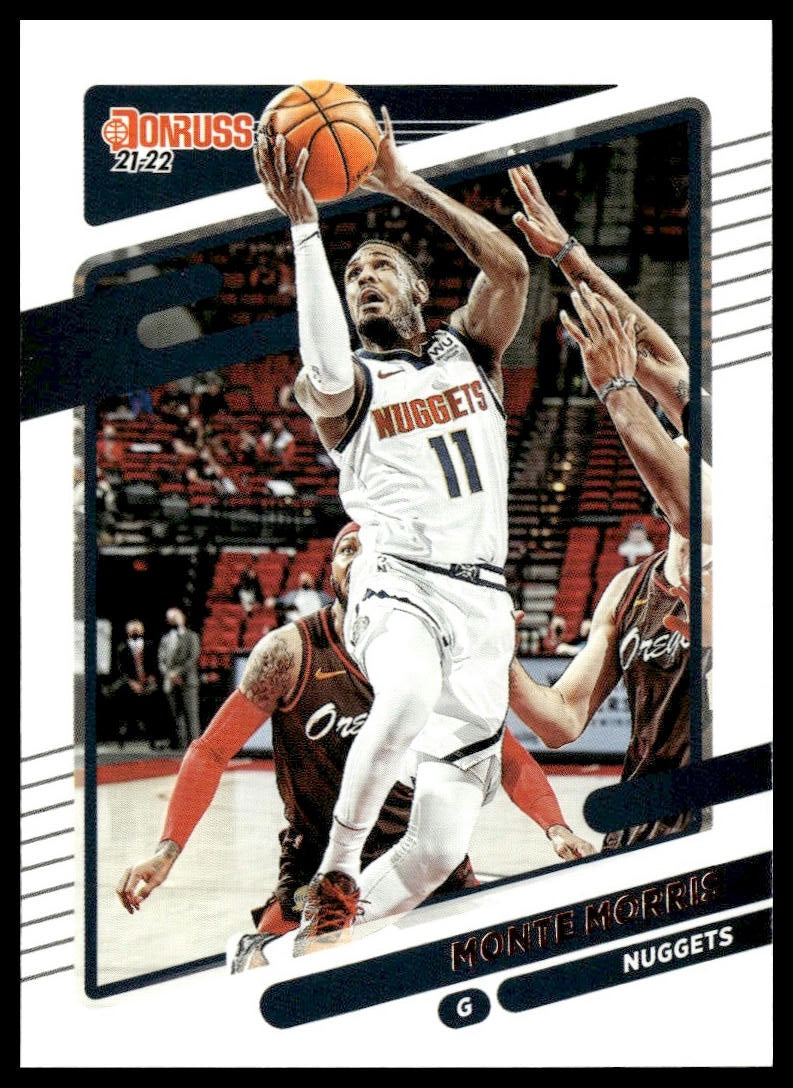Monte Morris #63 2021-22 Donruss Denver Nuggets