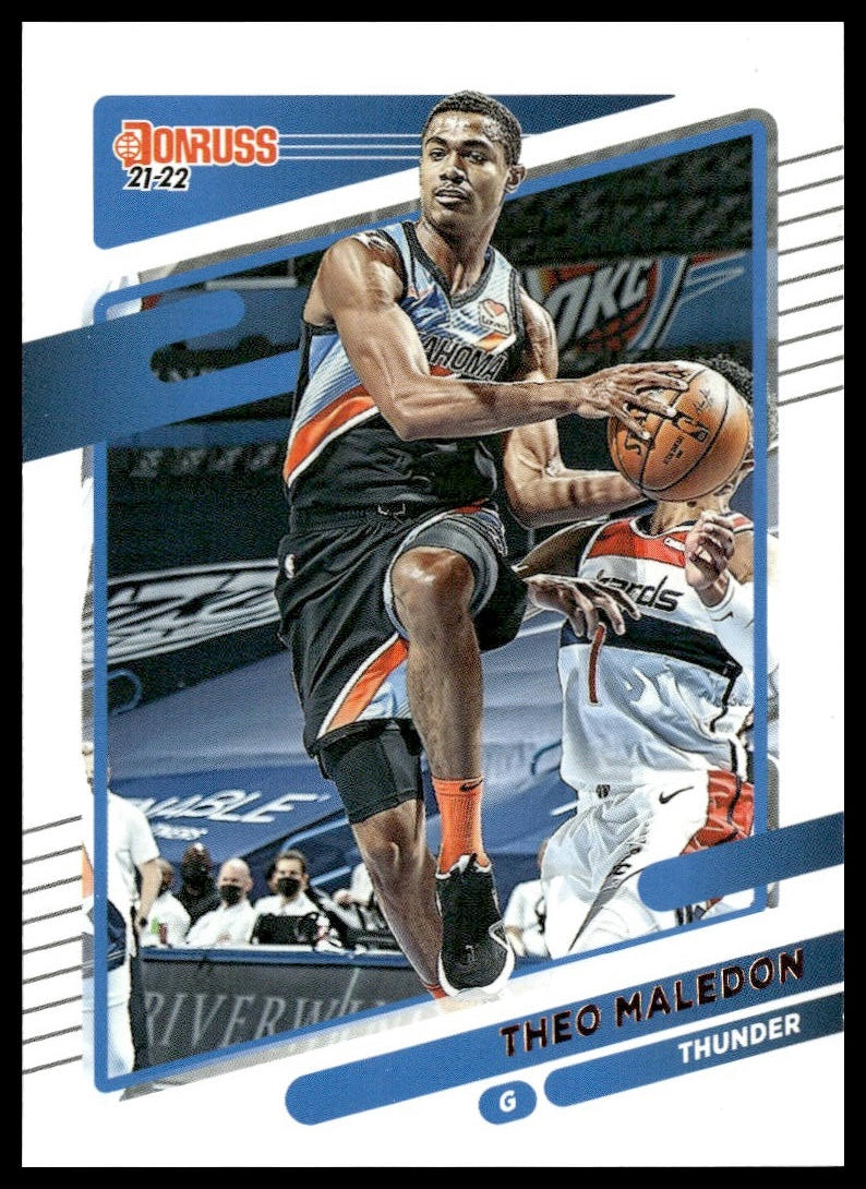 Theo Maledon #47 2021-22 Donruss Oklahoma City Thunder