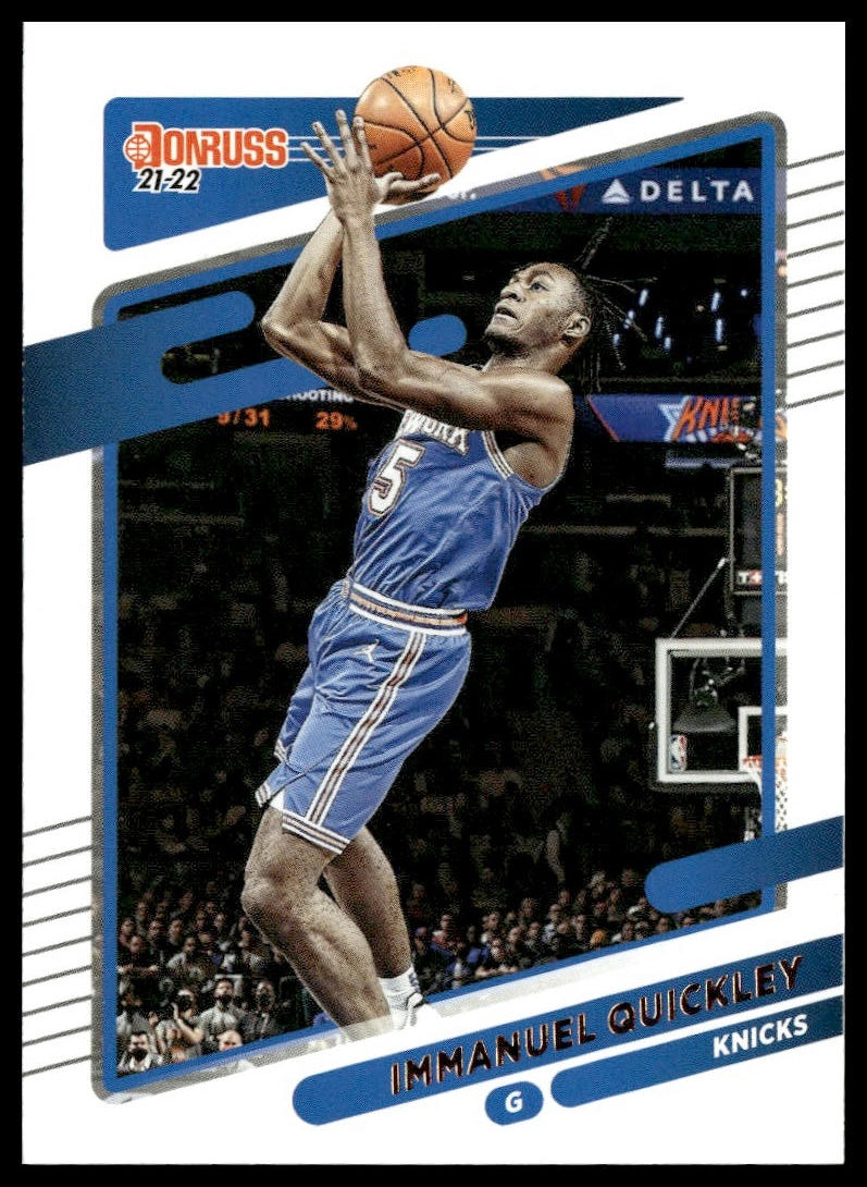 Immanuel Quickley #6 2021-22 Donruss New York Knicks