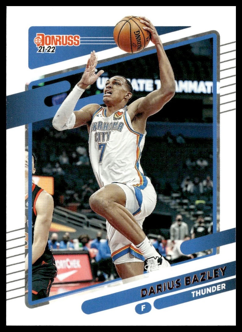 Darius Bazley #17 2021-22 Donruss Oklahoma City Thunder