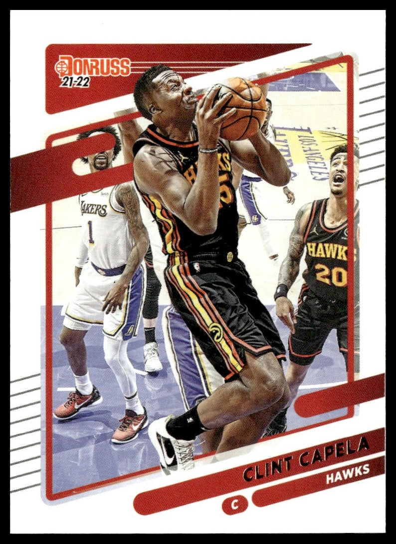 Clint Capela #33 2021-22 Donruss Atlanta Hawks