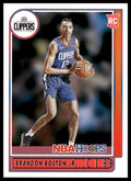 Brandon Boston Jr. #233 2021-22 Hoops Los Angeles Clippers RC