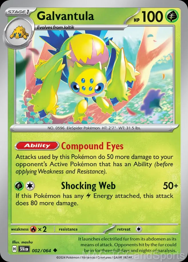Galvantula 002/064 Reverse Holo