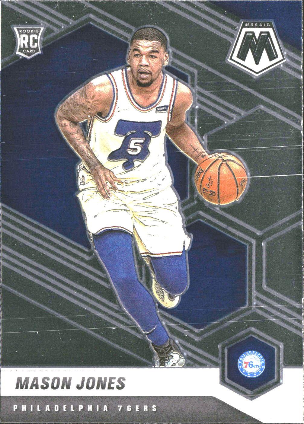 Mason Jones #241 2020-21 Panini Mosaic Philadelphia 76ers RC