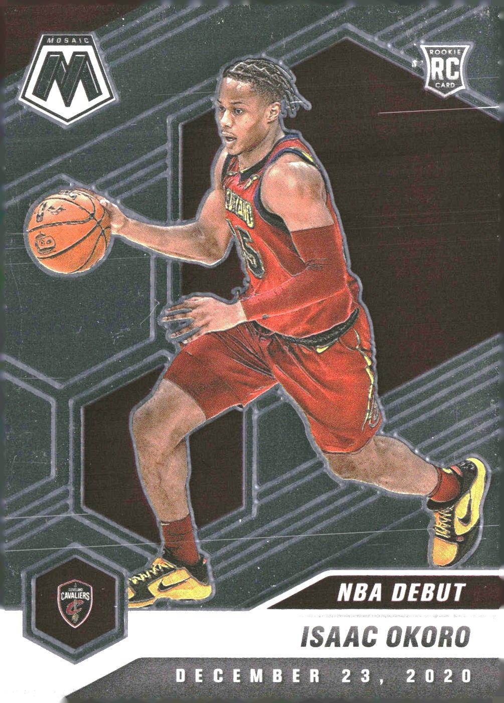 Isaac Okoro #271 2020-21 Panini Mosaic Cleveland Cavaliers