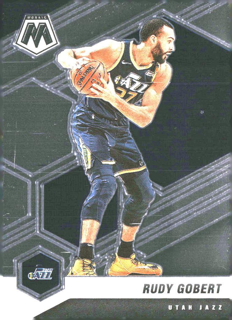 Rudy Gobert #58 2020-21 Panini Mosaic Utah Jazz