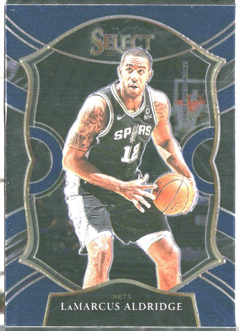 LaMarcus Aldridge #49 Blue 2020-21 Panini Select Brooklyn Nets