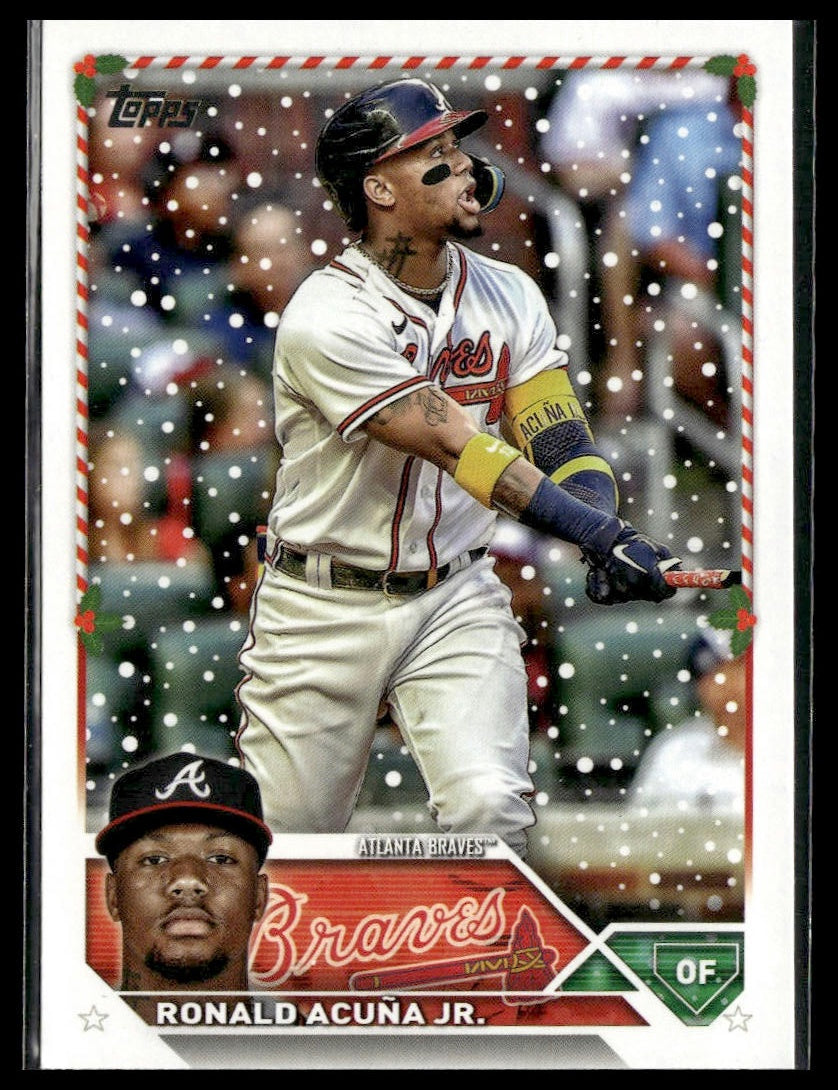 Ronald Acuña Jr. #H43b 2023 Topps Holiday Atlanta Braves
