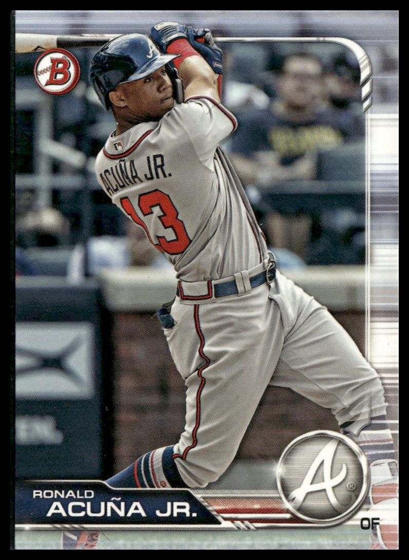 Ronald Acuña Jr. #78 2019 Bowman Atlanta Braves
