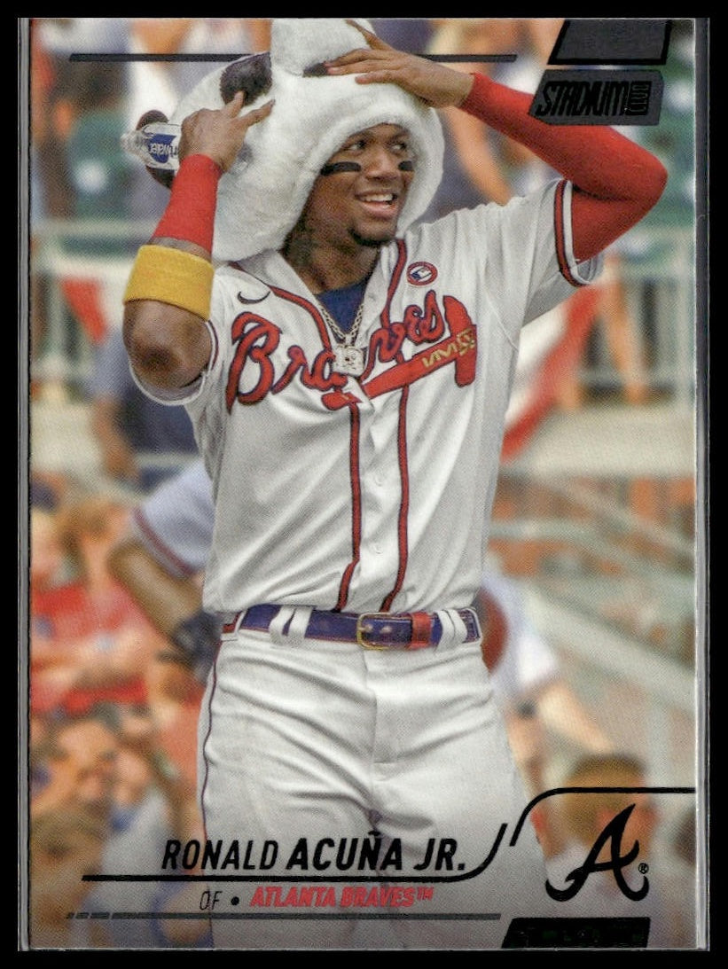 Ronald Acuna Jr. #108 2022 Stadium Club Atlanta Braves