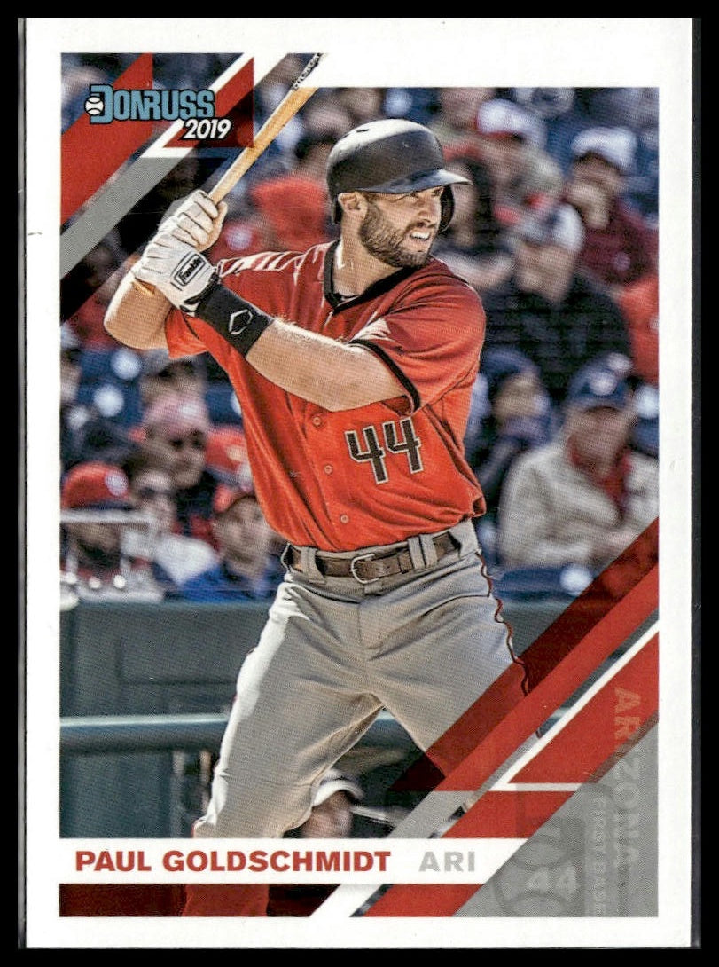 Paul Goldschmidt #152b 2019 Donruss Arizona Diamondbacks