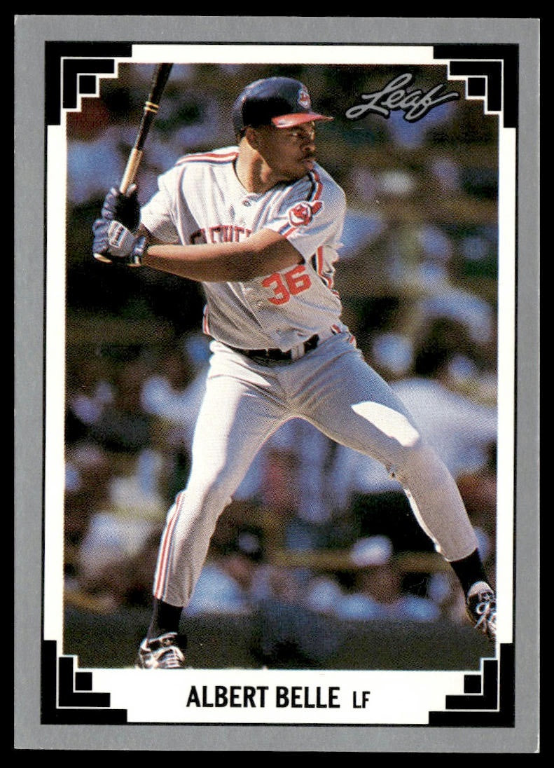 Albert Belle #239 1991 Leaf Cleveland Indians