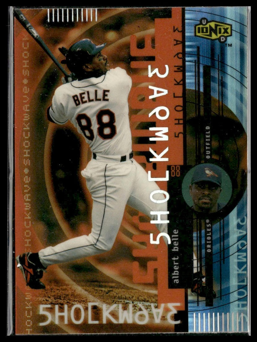 Albert Belle #S7 Shockwave 2000 UD Ionix Baltimore Orioles